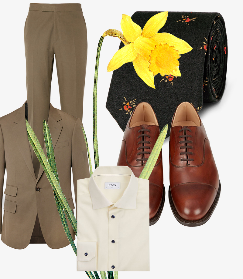 Костюм, Kingsman | Рубашка, Eton | Галстук, Givenchy | Оксфорды, Church's