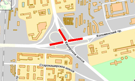 ДТП на перекрестке Каширского шоссе и Коломенского проезда