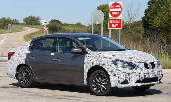 Nissan привезет на автосалон в Лос-Анджелесе обновленный седан Sentra