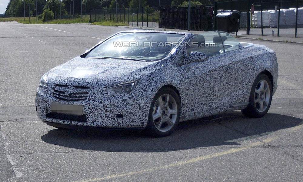Кабриолет Opel Cascada будет длиннее Audi A5. Фото