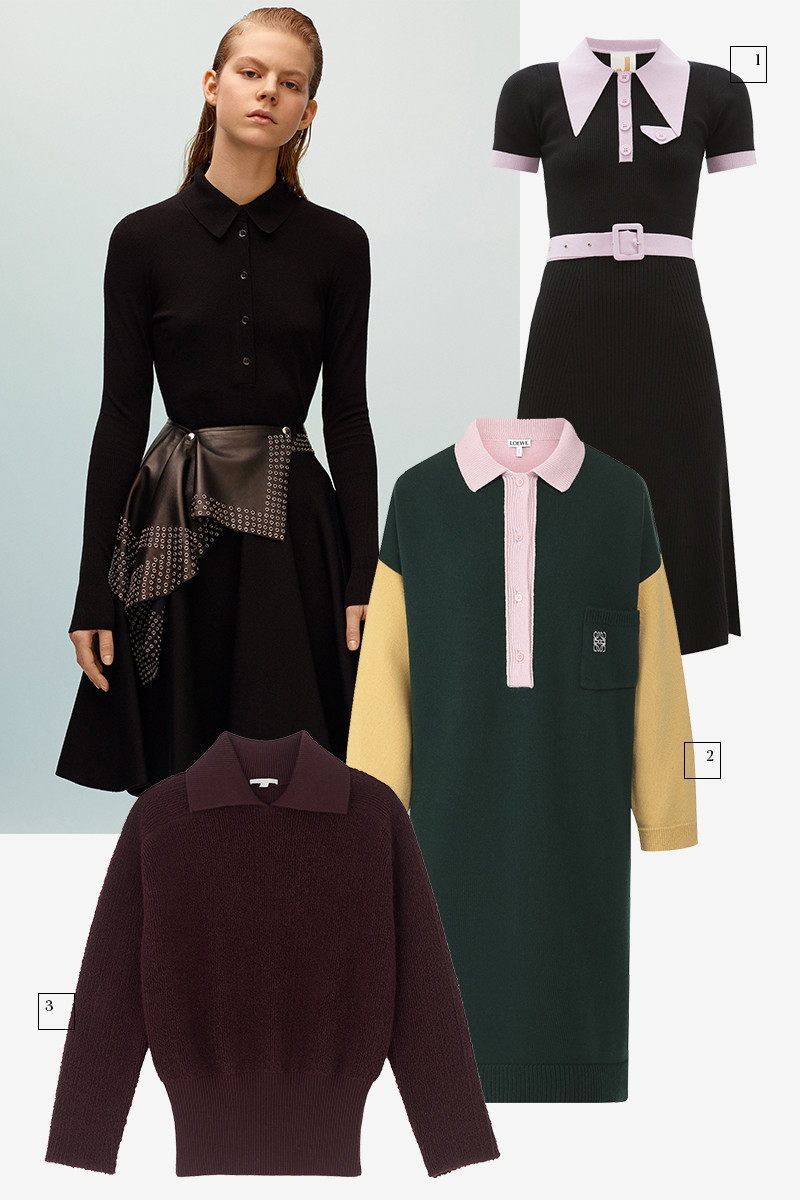 Alaïa
1) JoosTricot (Matches Fashion), 36 760 руб.
2) Loewe (ЦУМ), 94 250 руб.
3) COS, 6590 руб.