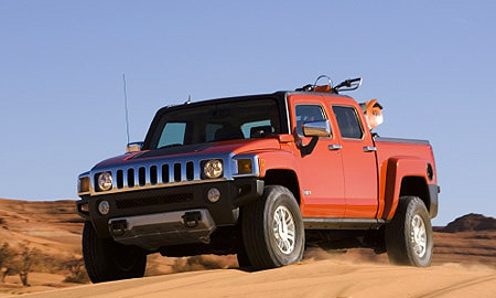 Появились первые официальные фото Hummer H3T