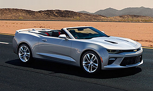 Кабриолет Chevrolet Camaro рассекретили до премьеры