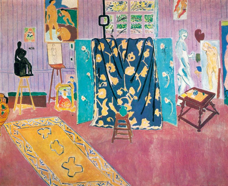 Анри Матисс. «Мастерская художника» («Розовая мастерская»), 1911