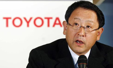 Глава японской автомобилестроительной корпорации Toyota Акио Тойода