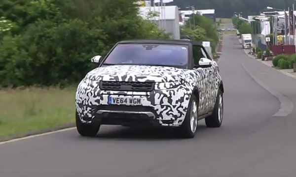 Range Rover привез кабриолет Evoque на Нюрбургринг