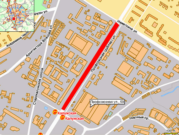 Профсоюзная 86 стр 1. Маршрут метро Калужская. Ул Профсоюзная Москва на карте. Улица Наметкина на карте Москвы. Улица Профсоюзная Москва на карте Москвы.