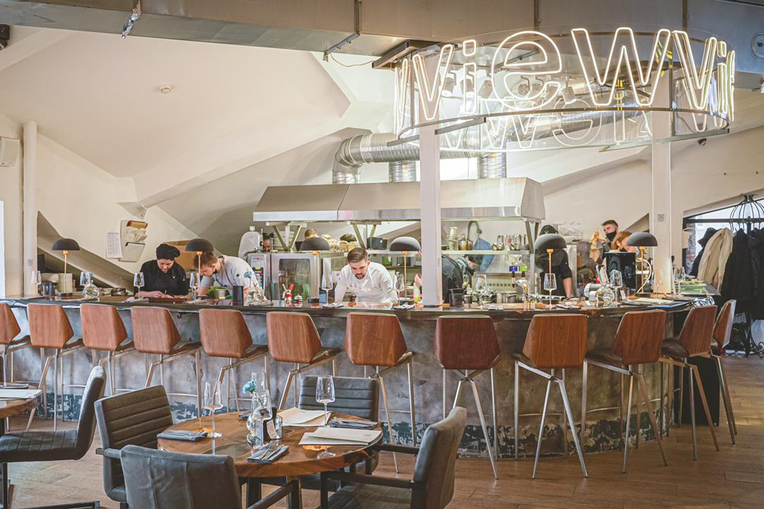 Зона Chef's table в фудкорнере VIEW