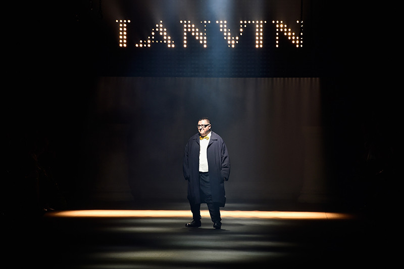 Альбер Эльбаз на показе коллекции Lanvin сезона весна-лето 2016