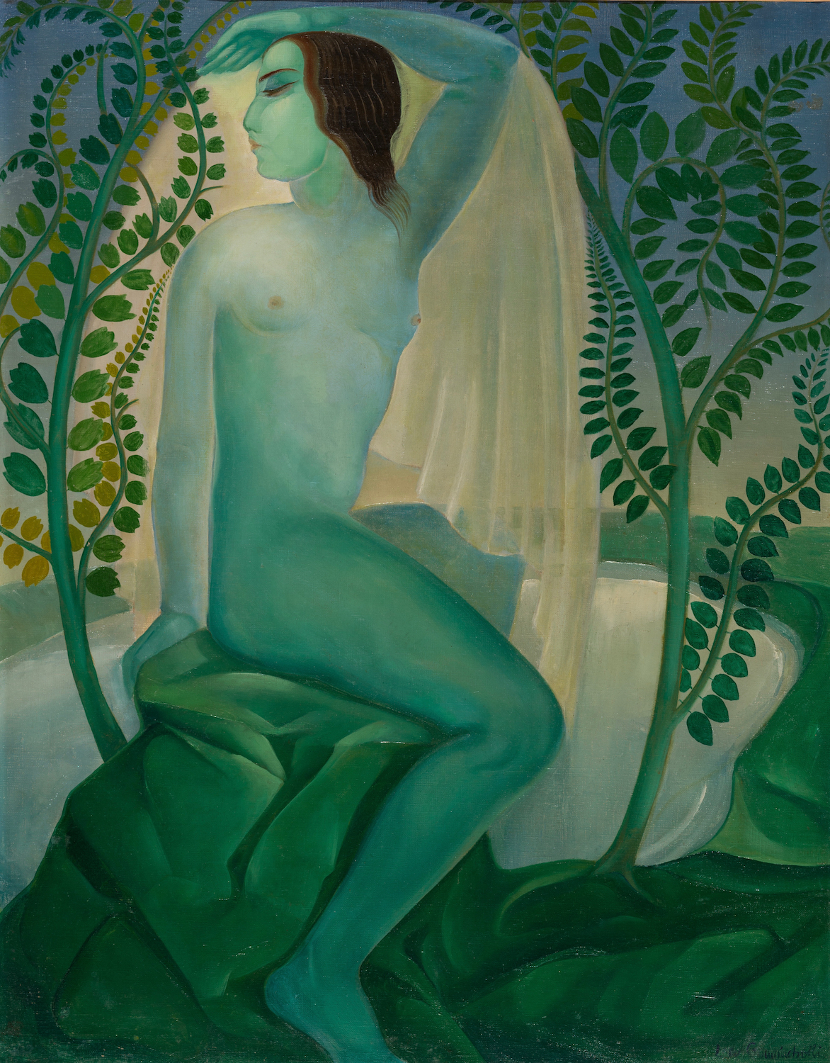 Ладо Гудиашвили. «Весна (Зеленая женщина)»
