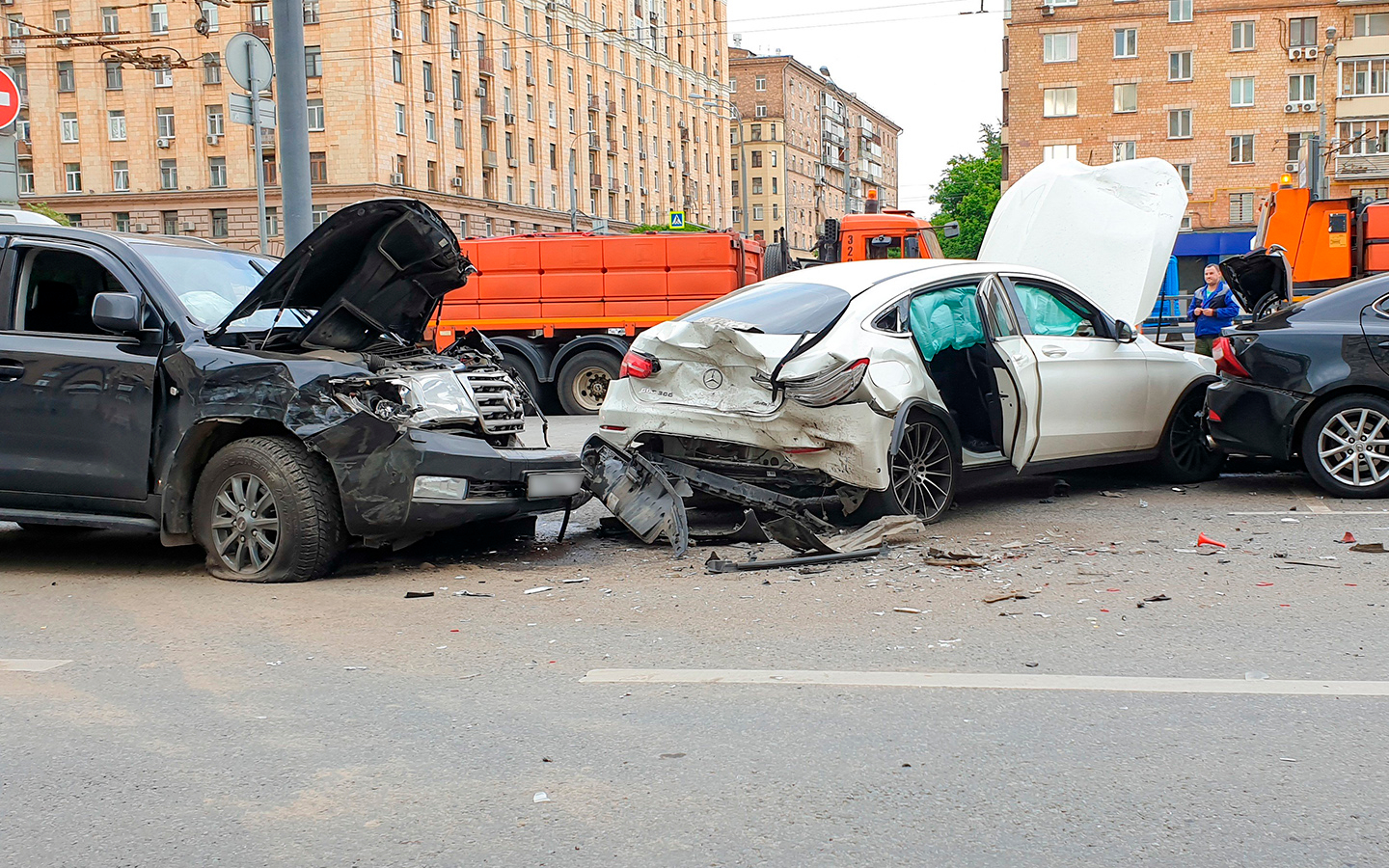 Автомобильная авария в России