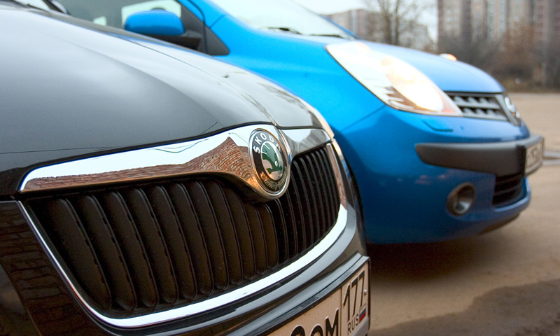 Тест-драйв равных: Nissan Note и Skoda Roomster