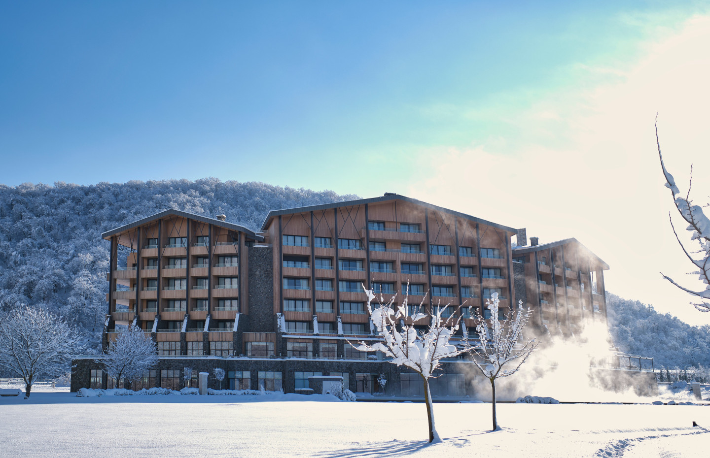 Перезагрузиться в горах Азербайджана: курорт Chenot Palace Gabala | РБК  Стиль