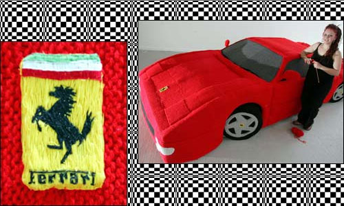 Студентка связала себе Ferrari