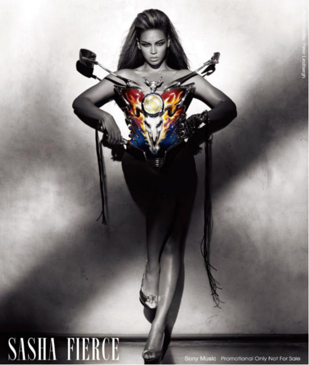 Бейонсе на обложке альбома «I Am… Sasha Fierce», 2008