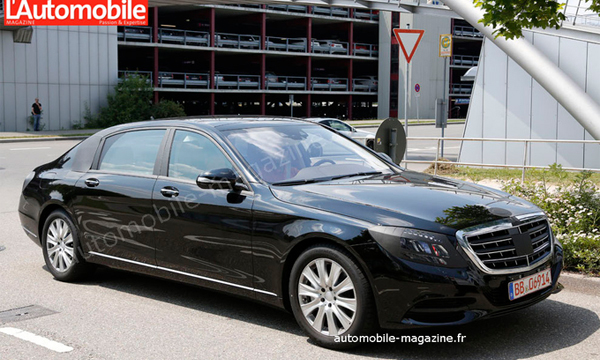 Mercedes-Benz S-Class Pullman заметили на тестах