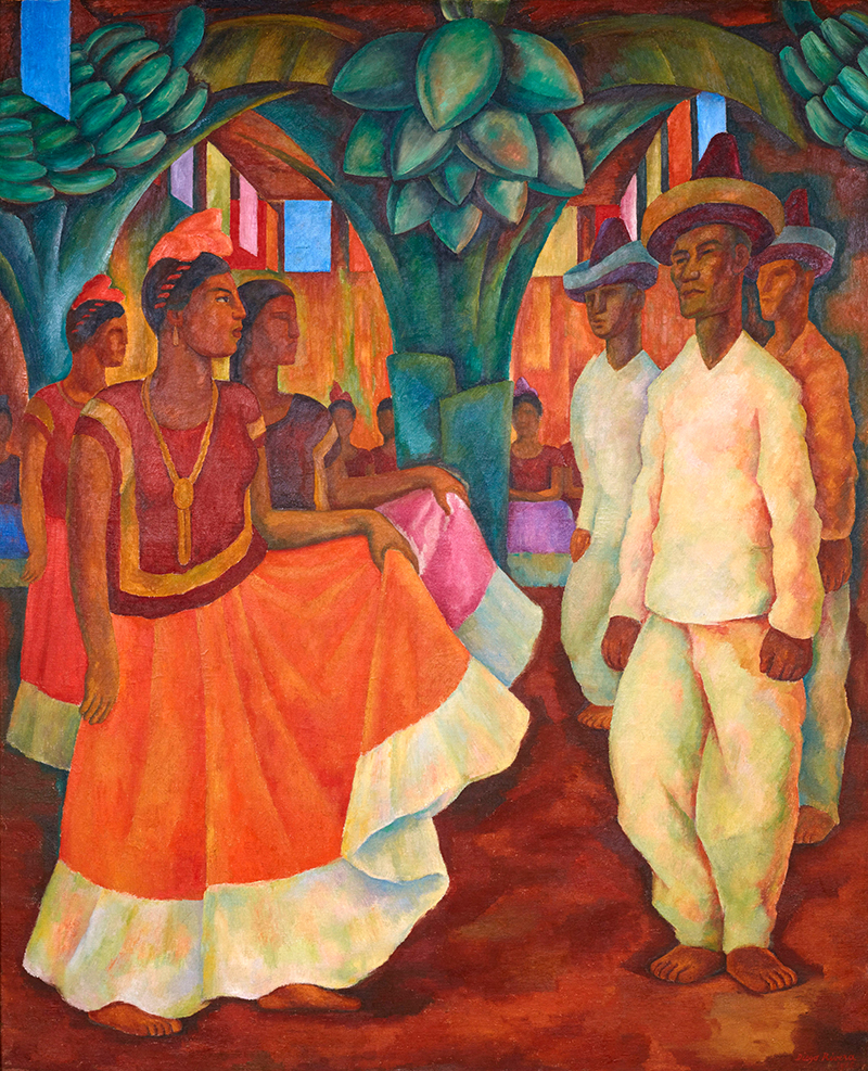 Диего Ривера. «Танец в Теуантепеке», 1928