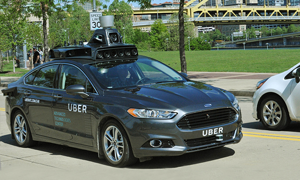 Uber впервые показал свой беспилотный автомобиль