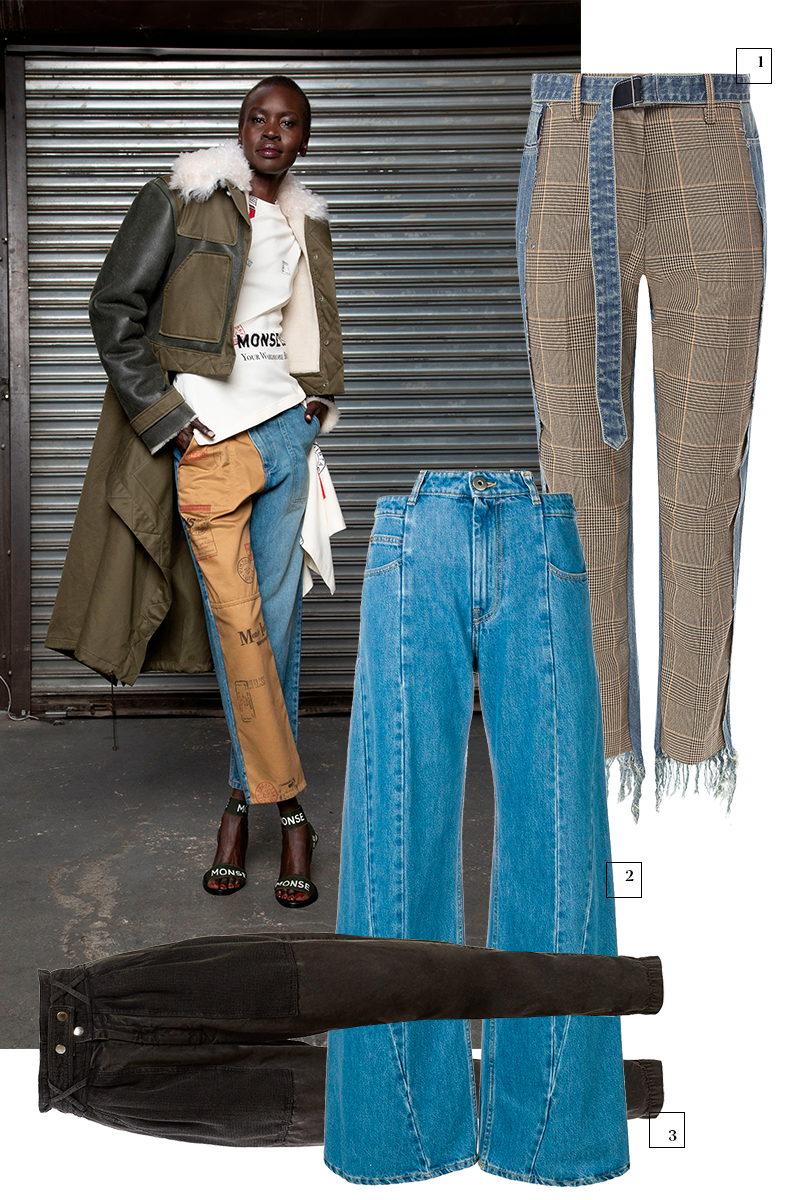 Кадр из лукбука Monse
1) Sacai (ЦУМ), 44 350 руб.
2) Maison Margiela (Farfetch), 40 041 руб.
3) Isabel Marant (Matches Fashion), 24 455 руб.