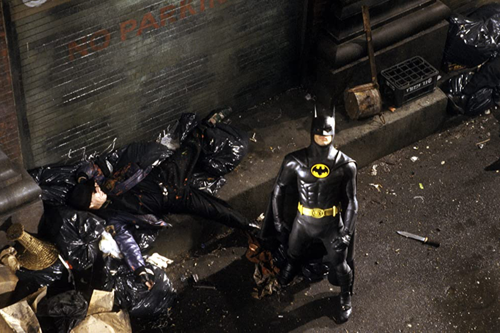 Кадр из фильма «Бэтмен» (реж. Тим Бертон, 1989)