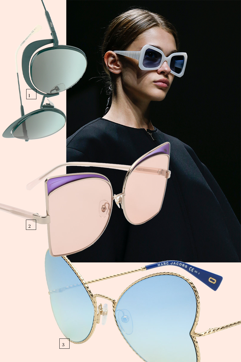 1. Fendi (ЦУМ), 32 800 руб.
2. No. 21 (ЦУМ), 18 600 руб.
3. Marc Jacobs (ЦУМ), 16 200 руб.
Модель с показа Lanvin