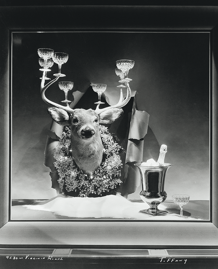 Первая рождественская витрина Джина Мура для Tiffany & Co., 1955