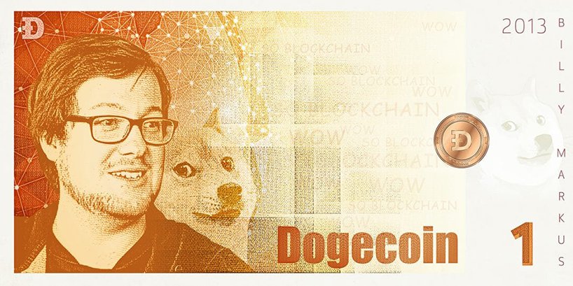 Dogecoin был разработан в 2013 году программистом Билли Маркусом и маркетологом Джексоном Палмером