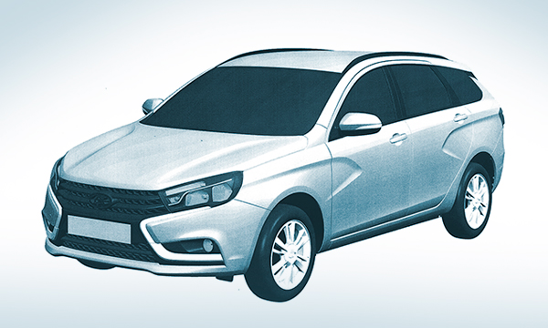АвтоВАЗ запатентовал Lada Vesta в новом кузове