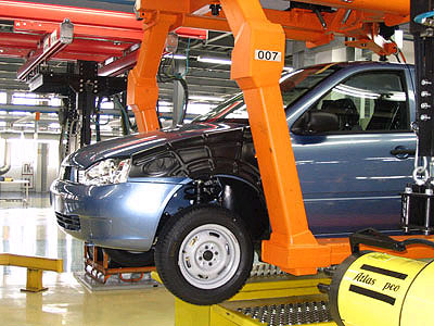 В России в 2012 году было произведено 2 миллиона автомобилей
