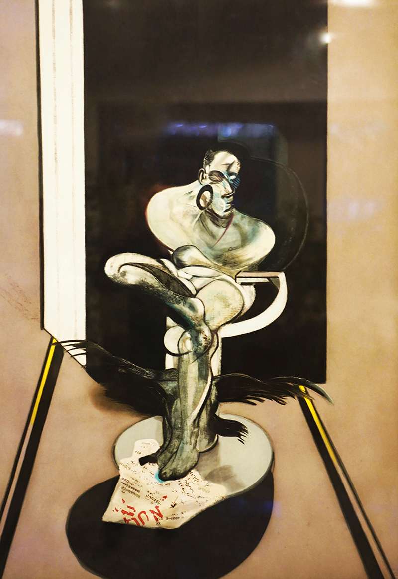 Картина Фрэнсиса Бэкона ​«Сидящая фигура» в офисе Barilla