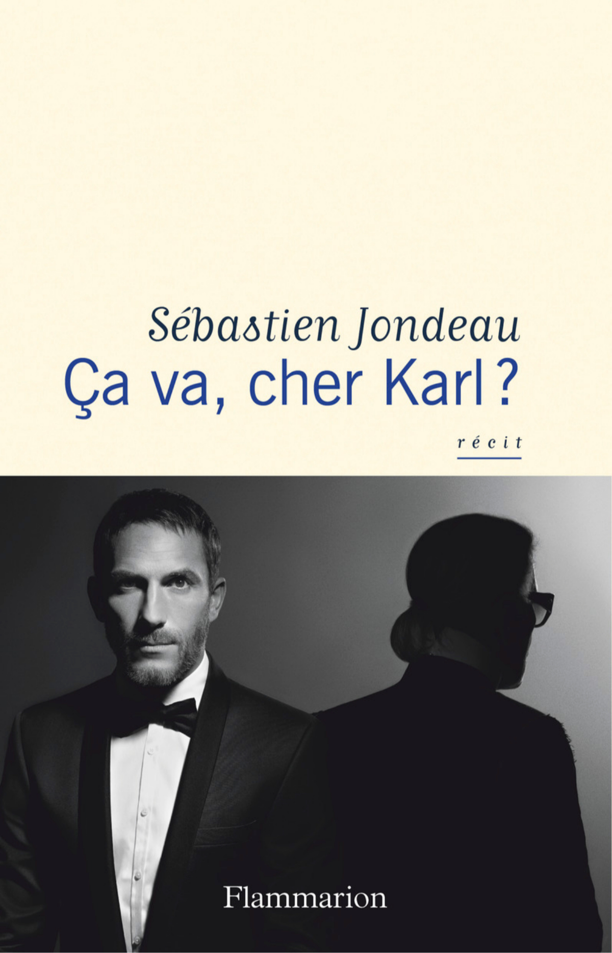 Обложка книги «Ça va, cher Karl?», написанной телохранителем Карла Лагерфельда Себастьяном Жондо
