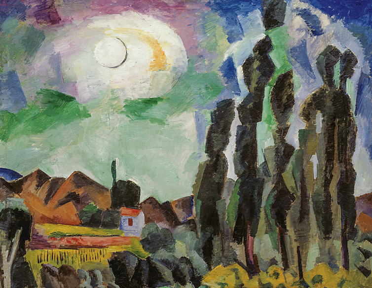 Роберт Фальк, «Солнце. Крым. Козы», 1916