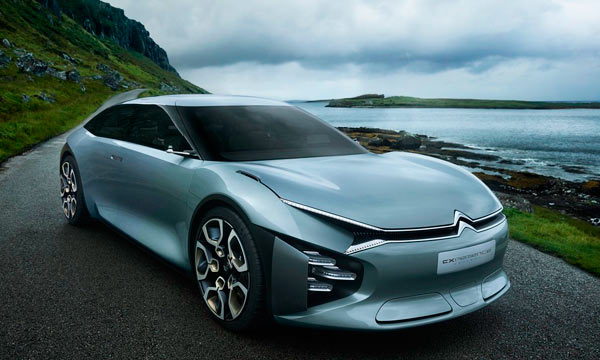 Citroen показал прототип большого гибридного седана