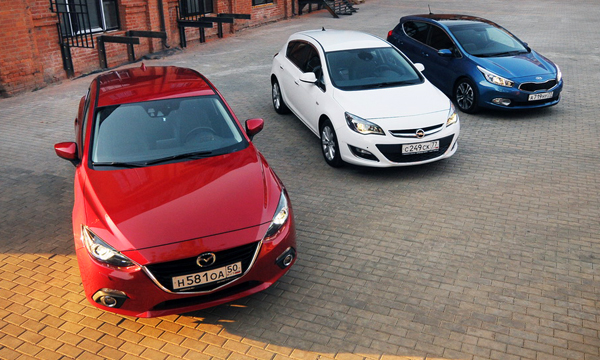 Wow-класс: Astra и cee'd против Mazda3