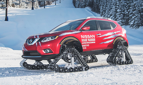 Nissan представил гусеничный кроссовер Rogue Warrior