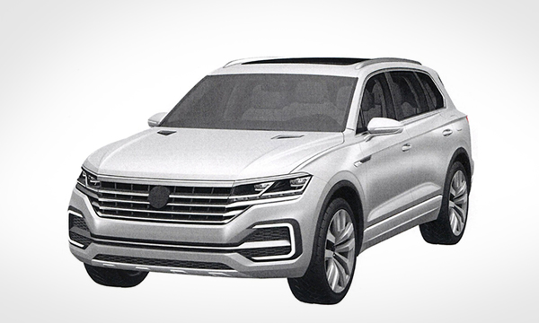 Дизайн нового Volkswagen Touareg рассекретили до премьеры