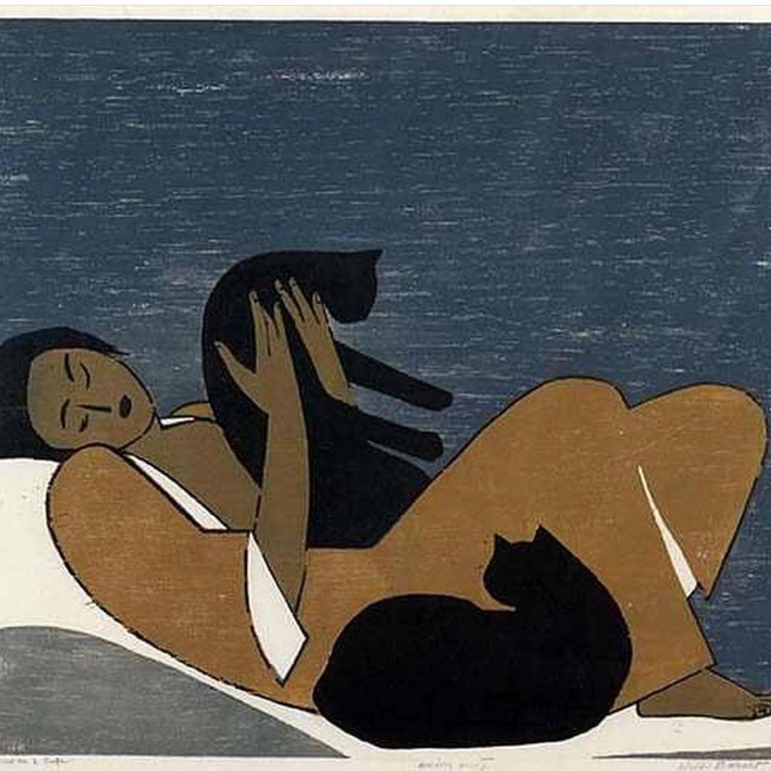 Уилл Барнет. «Женщина и коты», 1962 год