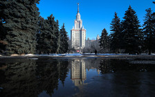 Главное здание Московского государственного университета на Воробьевых горах
