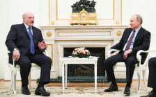 Александр Лукашенко и Владимир Путин (слева направо)