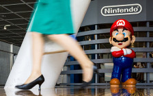 Фигурка Марио в центре Nintendo в Токио


