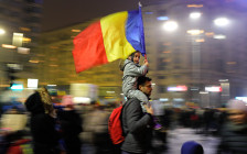 Акция протеста в Бухаресте


