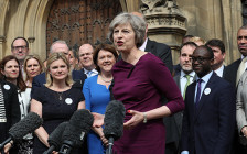 Глава МВД Великобритании Тереза Мэй выступила с заявлением после победы во втором туре голосования на пост лидера Консервативной партии


