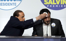 Сильвио Берлускони (слева) и Маттео Сальвини



