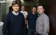Марат Нигаметзянов, Дмитрий Останин, Тимур Каримбаев, ​Матвей Калачев (слева направо)


