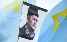 Акция поддержки меджлиса крымско-татарского народа


