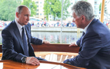 Владимир Путин и Саули Ниинистё (слева направо)