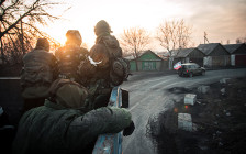 Ополченцы Донецкой народной республики. Февраль 2015 года


