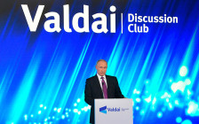 Владимир Путин на заседании клуба «Валдай». 2017 год