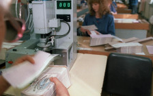 Печать приватизационных чеков в Московской типографии Гознака, 1994 г.