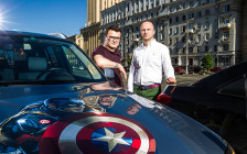 Основатели стартапа StickerRide Михаил Марченко и Глеб Тимофеев (слева) 
